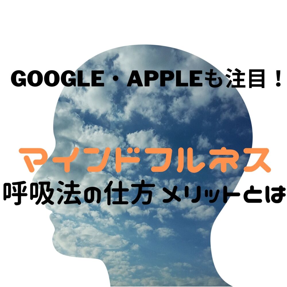 Google Apple注目 マインドフルネス呼吸法 仕方 マンマでいいべさ Google Apple注目 マインドフルネス呼吸法 仕方 マンマでいいべさ