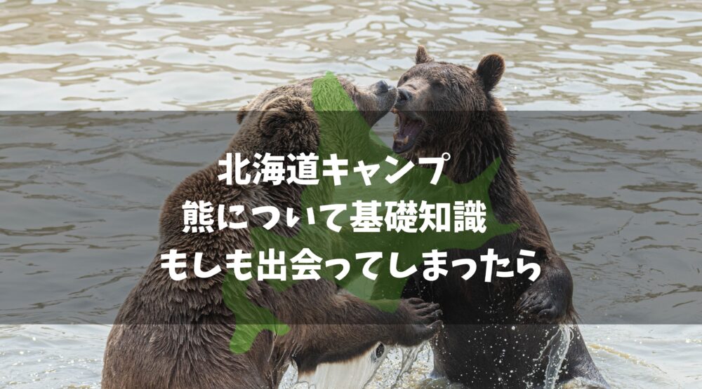 北海道キャンプ 熊について もしも出会ってしまったら マンマのcampブログ